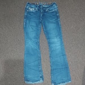 Rock Revival Women's Boot Cut Blue Jeans